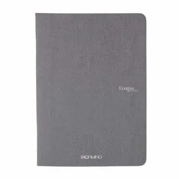 Cuaderno Ecoqua Pm A5 Antracita Dots Mix 12Nr 40 Ff Fabriano