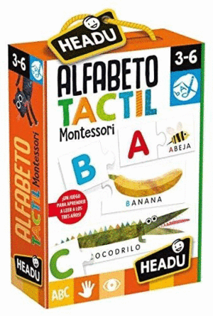 ALFABETO TACTIL MONTESSORI