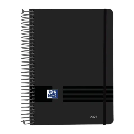 Agenda Anual 2027 Live&Go 15X21 Dia Pagina Negro Oxford
