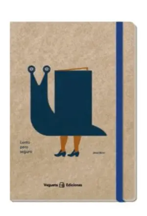 Libreta Caracol Vegueta Ediciones Lento Pero Seguro