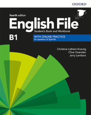 ENGLISH FILE B1 INTERMEDIATE STUDENTS BOOK AND WORKBOOK KEY WITH ONLINE PRACTICE FO