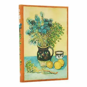 Naturaleza Muerta de Van Gogh. Cuaderno Mini Rayado Tapa Dura176P 85G