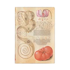 Lirio y Tomate. Cuaderno en Tapa Blanda Flexi. Midi Liso