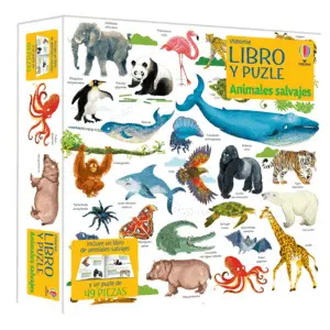 Animales Salvajes Libro Puzzle