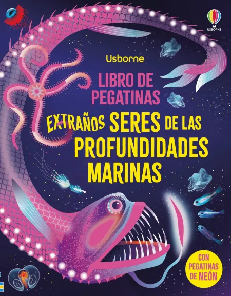 Extraños Seres de las Profundidades Marinas. Libro de Pegatinas