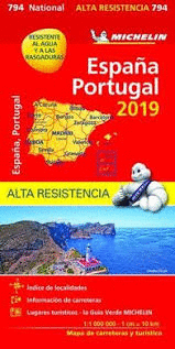 794 MAPA NATIONAL ESPAÑA - PORTUGAL 