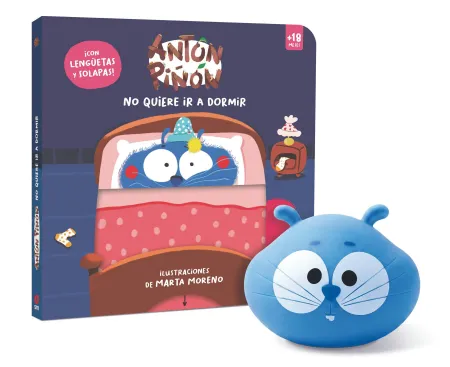 Pack Anton Piñon no Quiere Ir a Dormir + Lamparita