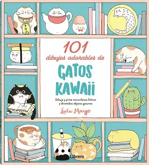 101 Dibujos Adorables de Gatos Kawaii