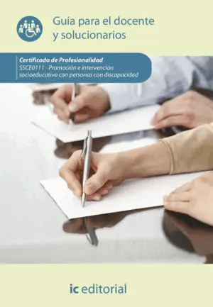 Promoción e Intervención Socioeducativa con Personas con Discapacidad. Ssce0111