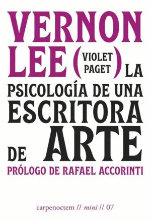 LA PSICOLOGÍA DE UNA ESCRITORA DE ARTE