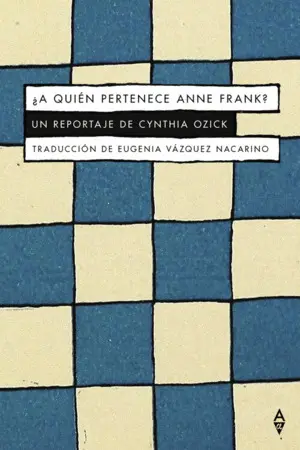 ¿A Quién Pertenece Anne Frank?
