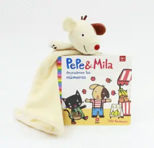 Pack con Doudou Pepe&Mila Descubren los Números