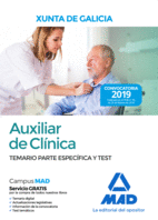 AUXILIAR DE CLINICA DE LA XUNTA DE GALICIA 2019 COMUN Y TEST