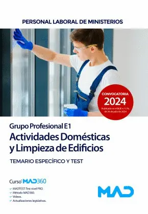 ACTIVIDADES DOMÉSTICAS Y LIMPIEZA DE EDIFICIOS (GRUPO PROFESIONAL E1). PERSONAL