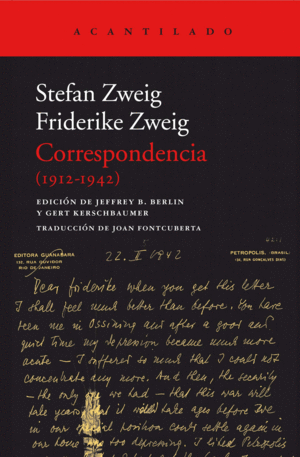 CORRESPONDENCIA STEFAN-FRIDERIKE ZWEIG (1912-1942)