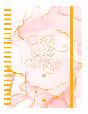 Agenda Anual Semanal 2024 Vecina Rubia