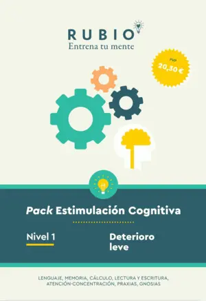 PACK ESTIMULACIÓN COGNITIVA. NIVEL 1 (DETERIORO LEVE)
