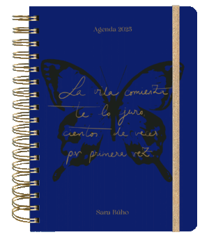 AGENDA ANUAL DIARIA 2025 SARA BUHO
