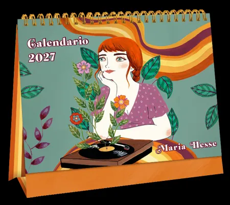 Calendario de Mesa 2027 María Hesse