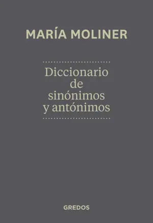 Diccionario de Sinonimos y Antonimos.