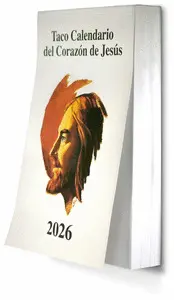 TACO CALENDARIO DEL CORAZÓN DE JESÚS - CLÁSICO CON IMÁN - 2026