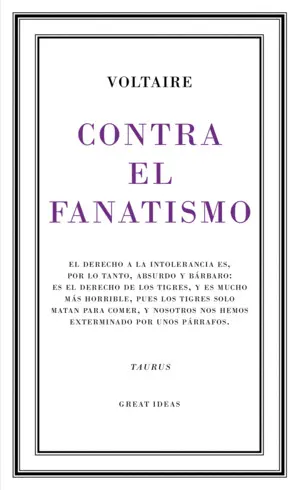 Contra el Fanatismo Religioso (Serie Great Ideas 39)