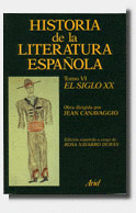 HISTORIA LITERATURA ESPAÑOLA. EL SIGLO XX