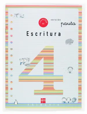 Cuaderno de Escritura 4 Pauta. 2º Primaria