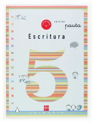 Cuaderno de Escritura 5 Pauta. 2 Primaria