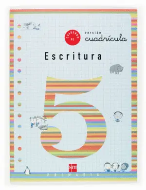 Cuaderno de Escritura 5 Cuadrícula. 2º Primaria