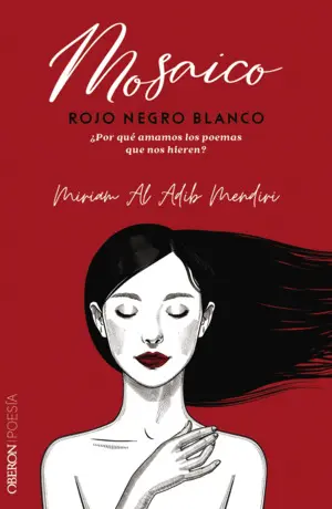 Mosaico Rojo Negro Blanco