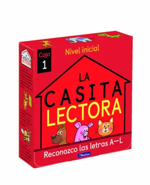 La Casita Lectora. Caja 1 - Reconozco las Letras A-L (Nivel Inicial)