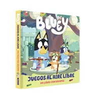 Bluey Libro de Carton con Solapas Juegos Al Aire Libre