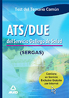 ATS/DUE DEL SERVICIO GALLEGO DE SALUD.TEST TEMARIO COMUN