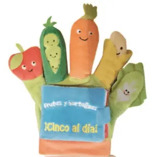 Libro Guante Frutas y Hortalizas: ¡Cinco Al Día!