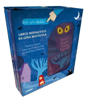 Estuche con un Dedito. Libros Interactivos con Letra Mayuscula