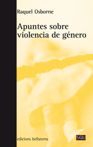 APUNTES SOBRE VIOLENCIA DE GÉNERO