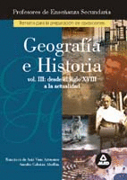 GEOGRAFÍA E HISTORIA. VOL. III: DESDE EL SIGLO XVIII A LA ACTUALIDAD. PROFESORES