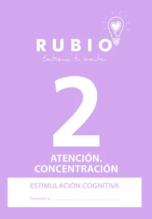 Estimulación Cognitiva: Atención Concentración 2