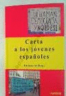 CARTA A LOS JÓVENES ESPAÑOLES