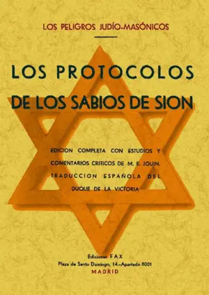 Los Protocolos de los Sabios de Sión (Los Peligros Judío-Masónicos)