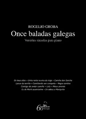 Once Baladas Galegas. Versións Sinxelas para Piano