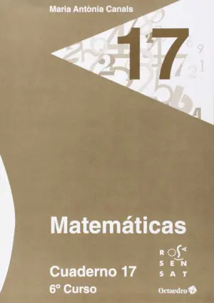 Matemáticas. Cuaderno 17 (6¼ Primaria)