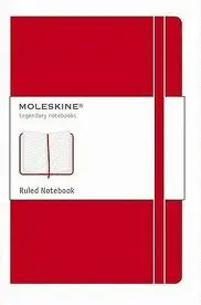 Ruled Classic Red Notebook L Rojo Cuaderno Rayado