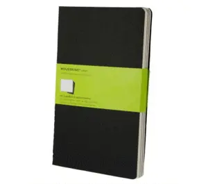 Cahier Large Plain Negro -Moleskine