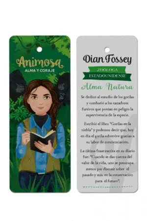 Marcapaginas Animosa Biografía Dian Fossey