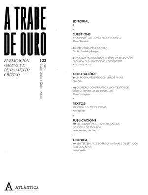 123. A TRABE DE OURO. PUBLICACIÓN GALEGA DE PENSAM