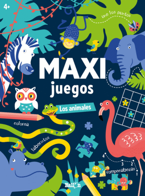 MAXI JUEGOS LOS ANIMALES +4