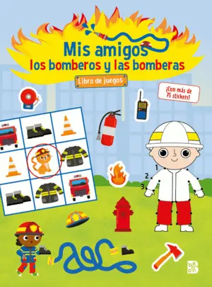 Mis Amigos los Bomberos y las Bomberas-Libro de Juegos