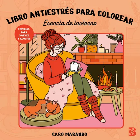 Libro Antiestrés para Colorear-Esencia de Invierno